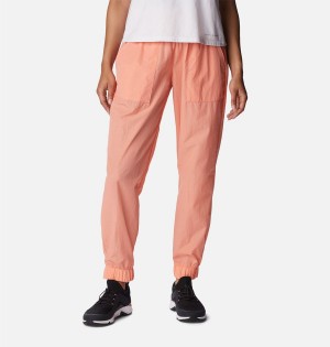 Coral Columbia Boundless Trek Joggers Women's Pants | 58271OZUB