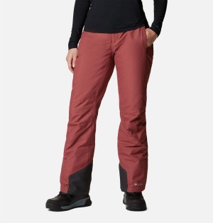 Coral Columbia Bugaboo Omni Heat Insulated Ski Women's Pants | 32806KUIS