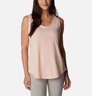 Coral Columbia Cades Cape Women's Tank Top | 63819PEIJ