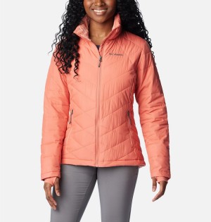 Coral Columbia Heavenly Women's Puffer Jacket | 09137VOAY