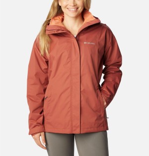 Coral Columbia Hikebound Interchange Women's 3 In 1 Jackets | 53426LUBR