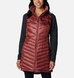 Coral Columbia Joy Peak Long Women's Vest | 59436LKSU