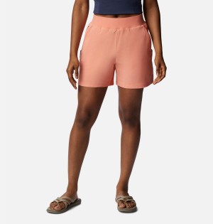 Coral Columbia Leslie Falls Women's Shorts | 72548TRLI