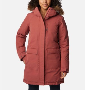 Coral Columbia Little Si Insulated Women's Coats | 51847HINQ