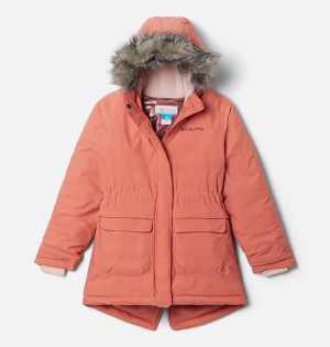 Coral Columbia Nordic Strider Kids' Jacket | 45601OITH