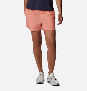 Coral Columbia Norgate Women's Shorts | 96130OISQ