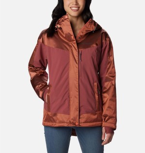 Coral Columbia Point Park Insulated Women's Puffer Jacket | 96218VEZN