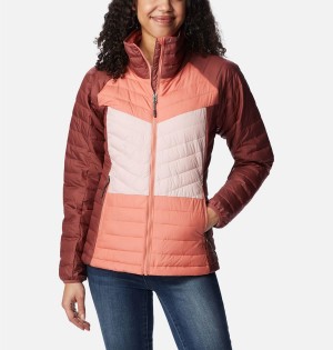 Coral Columbia Powder Lite II Full Zip Women's Puffer Jacket | 84790FPHC