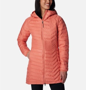 Coral Columbia Powder Lite Mid Women's Puffer Jacket | 78123UITE