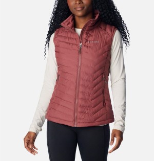 Coral Columbia Powder Lite Women's Vest | 94512NDPO