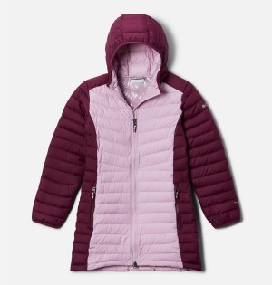 Coral Columbia Slope Edge Mid Kids' Jacket | 76982CNEU