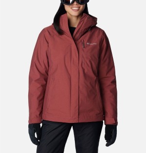 Coral Columbia Whirlibird IV Interchange Women's Ski Jacket | 96102YPVO