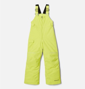 Green Columbia Adventure Ride Insulated Ski Bib Kids' Pants | 56824FPBN