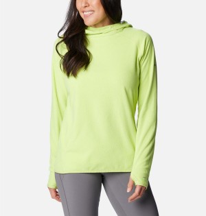 Green Columbia Back Beauty Pullover Women's Hoodie | 91376HWTP