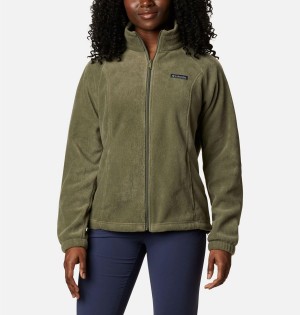 Green Columbia Benton Springs Full Zip Women's Fleece Jacket | 20895MHDJ