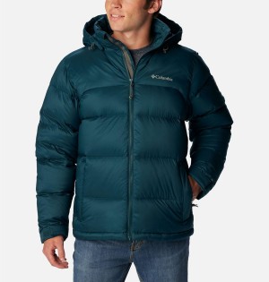 Green Columbia Bulo Point II Omni Heat Infinity Insulated Men's Puffer Jacket | 09146EOVG