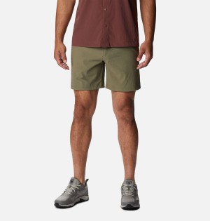 Green Columbia Canyon Gate Utility Men's Shorts | 53014WNPA