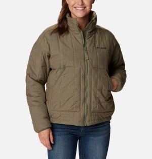 Green Columbia Chatfield Hill II Women's Puffer Jacket | 43029GMNT