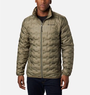 Green Columbia Delta Ridge Insulated Men's Puffer Jacket | 17952QLSD