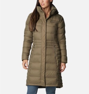 Green Columbia Hexbreaker Elite Down Women's Coats | 32195FIAQ