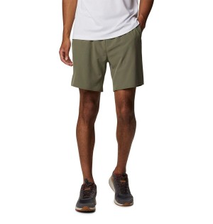 Green Columbia Hike Men's Shorts | 36190TFWB