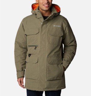 Green Columbia Landroamer Men's Coats | 45029FBWL