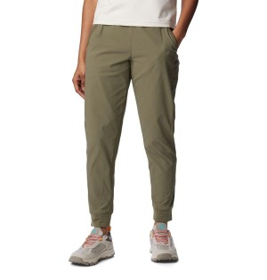 Green Columbia Leslie Falls Joggers Women's Pants | 23704XEKM