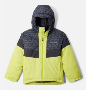 Green Columbia Lightning Lift II Kids' Jacket | 48105ZHSL