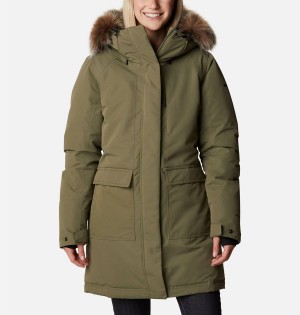 Green Columbia Little Si Insulated Women's Coats | 24739HTZP