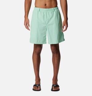 Green Columbia PFG Backcast III Water Men's Shorts | 31546QJHK