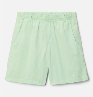 Green Columbia PFG Backcast Kids' Shorts | 26074OIXR