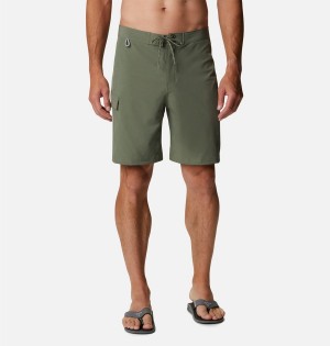 Green Columbia PFG Terminal Tackle Board Men's Shorts | 58924OSRP