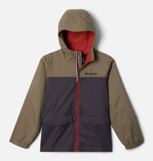 Green Columbia Rain-Zilla Kids' Jacket | 14923FCOW