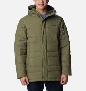 Green Columbia Saltzman Parka Insulated Men's Puffer Jacket | 26198ANDB