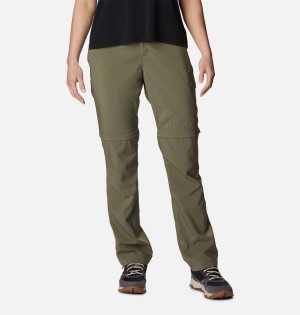 Green Columbia Silver Ridge Utility Convertible Women's Pants | 14297YNZO