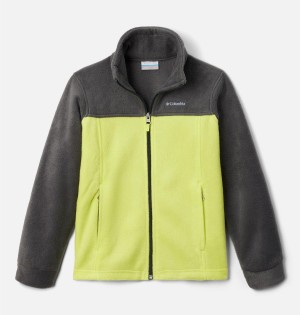 Green Columbia Steens Mountain II Fleece Kids' Jacket | 89206LIFW