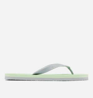 Green Columbia Sun Trek Flip Flop Women's Sandals | 67891EQUD