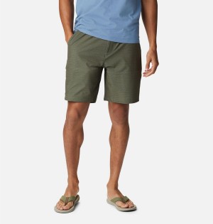 Green Columbia Twisted Creek Men's Shorts | 57924IWKT