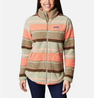 Green Columbia West Bend Full Zip Women's Fleece Jacket | 60847LZRQ