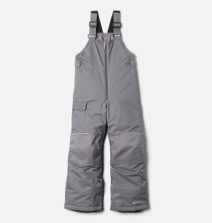 Grey Columbia Adventure Ride Insulated Ski Bib Kids' Pants | 81765TRZQ