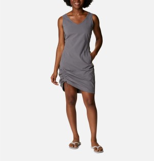 Grey Columbia Anytime Casual III Women's Dress | 06128TVDN