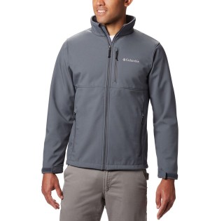 Grey Columbia Ascender Men's Softshell Jackets | 86905FHTQ