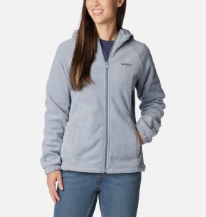 Grey Columbia Benton Springs Full Zip Hoodie Women's Fleece Jacket | 41987CQVA