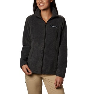 Grey Columbia Benton Springs Full Zip Women's Fleece Jacket | 03891BLAY