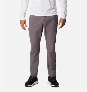 Grey Columbia Black Mesa Tapered Men's Pants | 92560WGUR