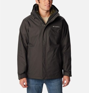 Grey Columbia Bugaboo II Fleece Interchange Men's Ski Jacket | 16783XROG