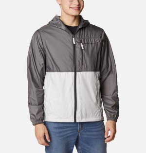 Grey Columbia Carbon Hill Packable Men's Windbreaker | 04931BNWI