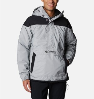 Grey Columbia Challenger Remastered Pullover Insulated Men's Puffer Jacket | 45871ZHYS