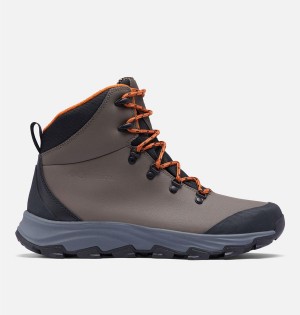 Grey Columbia Expeditionist Men's Boots | 72130IGAM