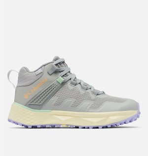 Grey Columbia Facet 75 Mid OutDry Women's Sneakers | 37405QSGW